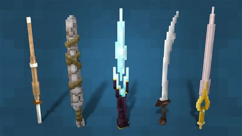 Minecraft 3d Weapons - Wallpaper Base