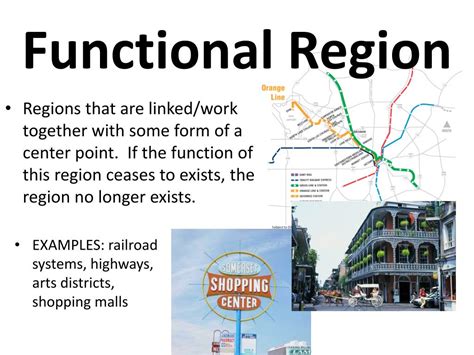 Functional Region Definition Geography