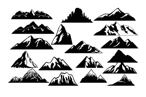 Free Mountain Silhouette Vector Free, Download Free Mountain Silhouette Vector Free png images ...