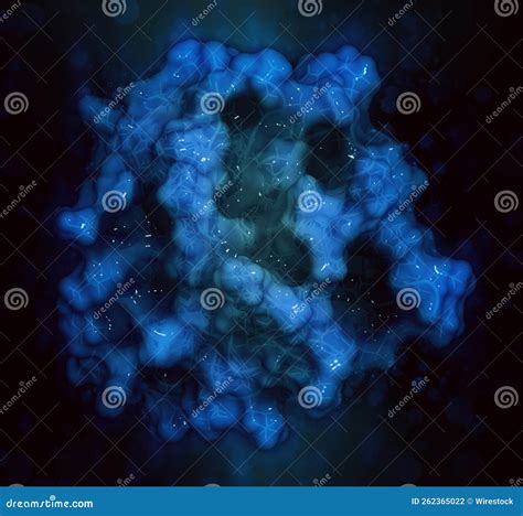 Bovine Beta-lactoglobulin Protein, 3D Structure. Major Whey Prot Stock ...