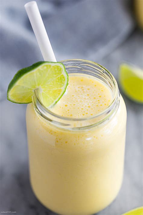 Mango Pineapple Coconut Milk Smoothie Recipe – Dairy-Free Smoothie ...