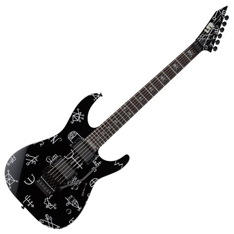 ESP LTD Kirk Hammett Demonology Signature, Black | Gear4music