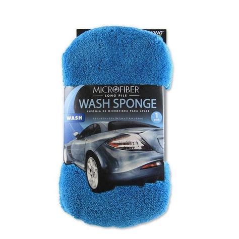 #2. Viking Car Care Long Pile Microfiber Car Wash Sponge | Sponge, Car ...