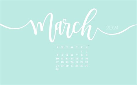 March Desktop Wallpaper - 21 Cute & Free March 2024 Calendar Backgrounds