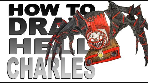 How to draw Hell Charles (Choo Choo Charles) - YouTube