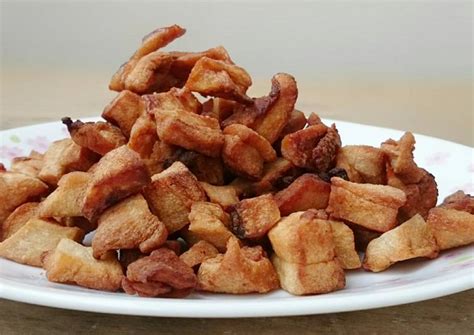 Deep Fried Pork Lard Recipe by LG - Cookpad