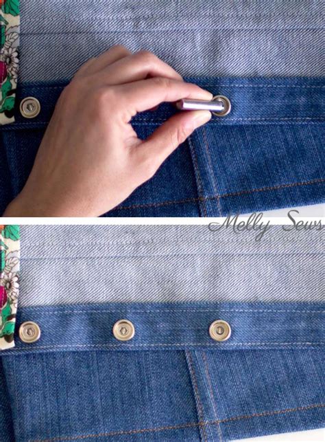 How to Set a Snap - Snap Setting Instructions - Melly Sews | Sewing, Snaps, Sewing hacks