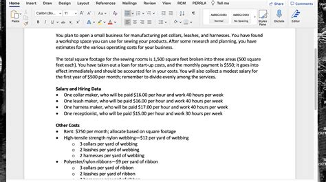 [Solved] Home insert Draw Design Layout References Mailings Review View RCM... | Course Hero