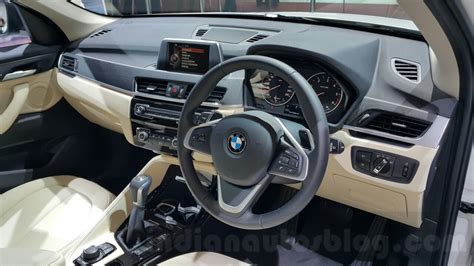 2016 BMW X1 interior at the Auto Expo 2016