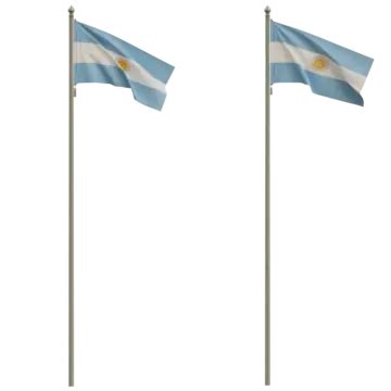 Argentina Flag With Pole, Argentina Flag Waving, Argentina Flag Waving Transparent, Argentina ...