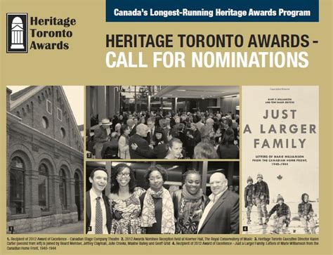 Heritage Toronto Awards nominations open