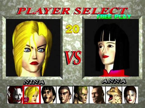 Nina Vs Anna Classic Tekken Fighter Select Screen by KyleKatarn1980 on DeviantArt