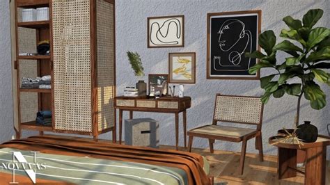 BOHO BEDROOM at Novvvas » Sims 4 Updates