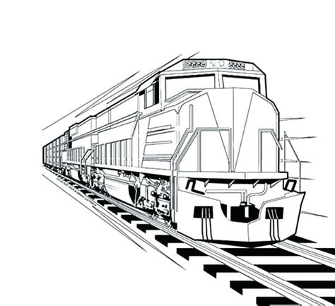 Passenger Train Drawing at GetDrawings | Free download