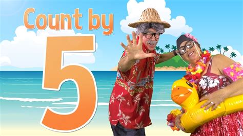 Count by 5's | Grandma and Grandpa at the Beach | Jack Hartmann - YouTube