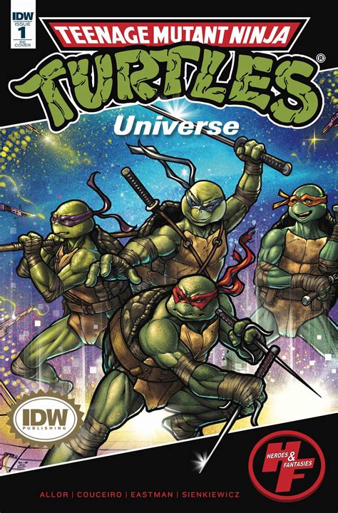 TMNT Universe #1 variant cover for Heroes & Fantasies (NES box art homage!) : r/TMNT