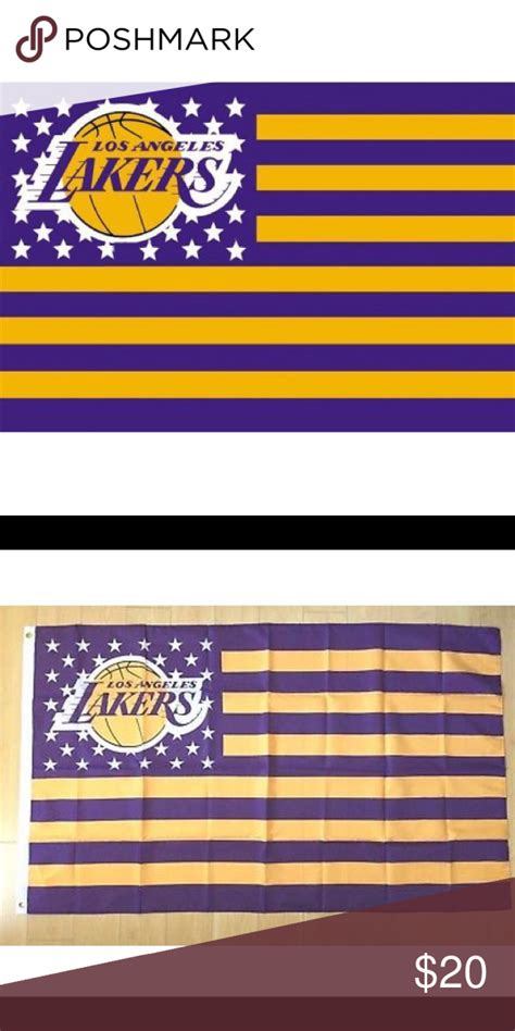 Los Angeles Lakers Flag | Los angeles lakers, Lakers, Flag