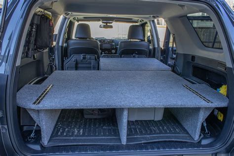 DIY Sleeping Platform + Storage Divider Camp System for Toyota 4Runner | 4runner, Suv storage ...