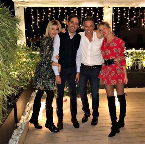 Alessia Marcuzzi ha festeggiato il Natale con l'ex Simone Inzaghi ...