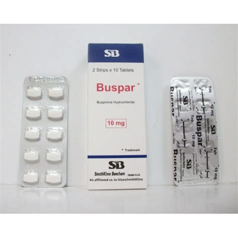 Buspar 10mg Tablets - Rosheta