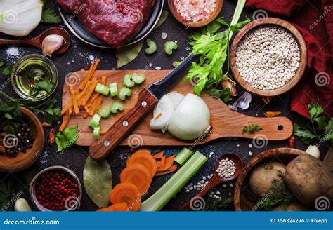 Food Ingredients. Olive Oil With Olives And Avocado On Table Stock Photography | CartoonDealer ...