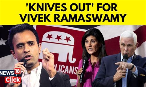 Vivek Ramaswamy Slams His GOP Rivals Nikki Haley, Pence After They Questioned His Policies ...