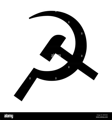 Hammer and sickle symbol Black and White Stock Photos & Images - Alamy