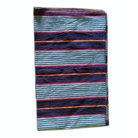 Sky Blue and Black Striped Cotton Asan Durries, Size: 4x6 Feet at Rs ...