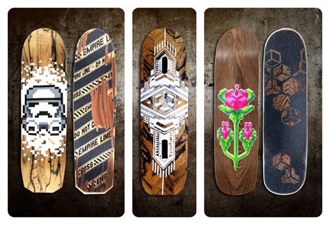 Skateboard paintings on Behance