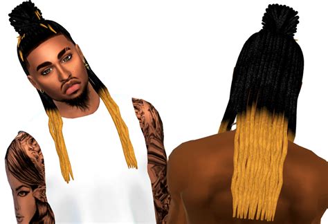DOWNLOADS | xxblacksims | Dreads, Dread hairstyles, Mens hairstyles