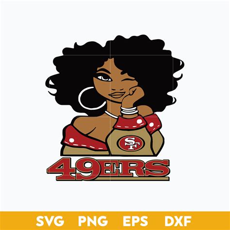 San Francisco 49ers Girl SVG, San Francisco 49ers SVG, NFL S - Inspire ...