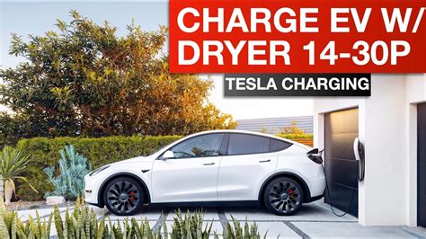 Tesla Cheap and Fast DIY Charging Setup- NEMA 14-30P (Dryer Outlet ...