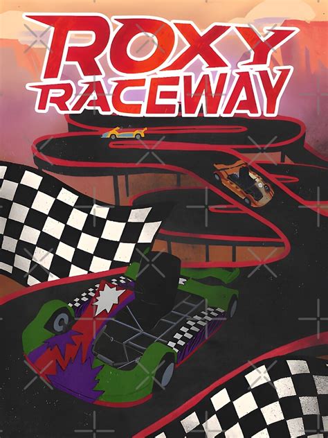 "Fnaf Roxy Raceway" Poster for Sale by -Momen- | Redbubble