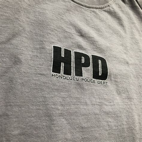 HPD Honolulu Hawaii Police Dept Department T-Shirt Gr… - Gem