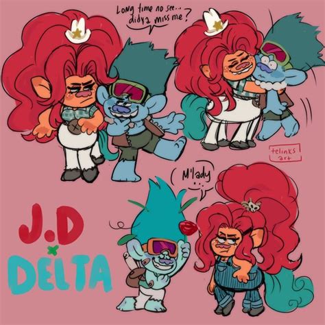 Trolls JD And Delta Dawn #1 by werewolfverse on DeviantArt