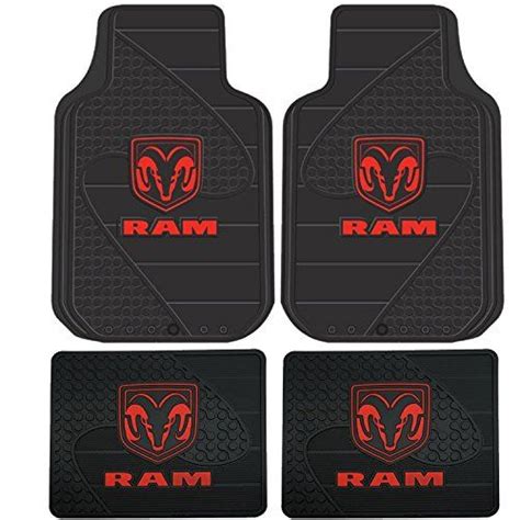 Dodge Ram Head Logo 4 Pc Floor Mats Set Plasticolor https://smile.amazon.com/dp/B000OWBWMY/ref ...