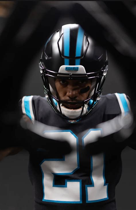 Carolina Panthers Black Helmet — UNISWAG