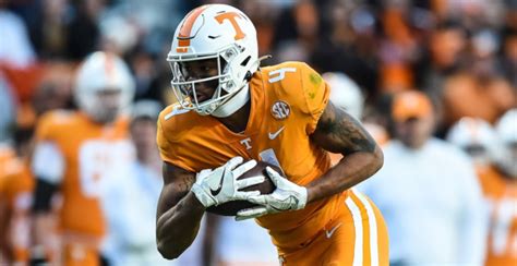 Tennessee Vols WR Cedric Tillman likely out against Florida with ankle injury: report ...