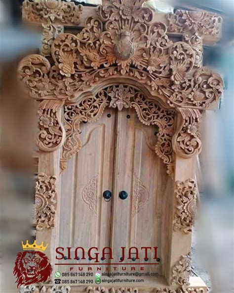 Jendela-gebyok-Ukiran-Bali-Modern | Singa Jati Furniture Jepara