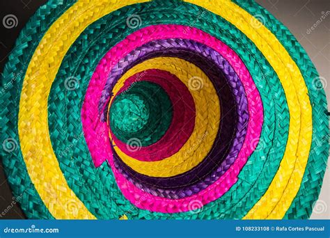 Traditional Mexican Hat with Colors Stock Photo - Image of design ...