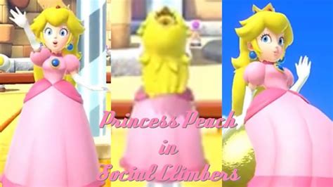 Super Mario Party - Princess Peach in Social Climbers - YouTube