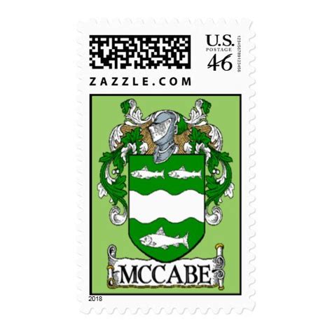 McCabe Coat of Arms Postage Stamps | Zazzle