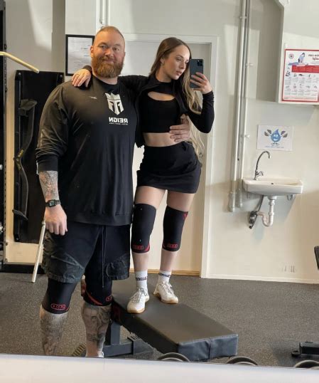 Hafthor Bjornsson's wife falls short in height comparison with ‘The Mountain’