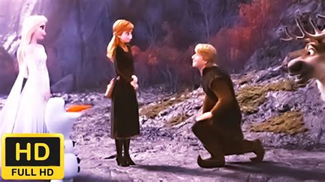 Frozen 2 - Anna & Kristoff marriage proposal scene | Anna kristoff, Youtube, Marriage proposals