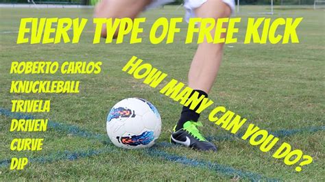 Every Type of Free Kick | How Many Can You Do? | ShootAndThrill - YouTube