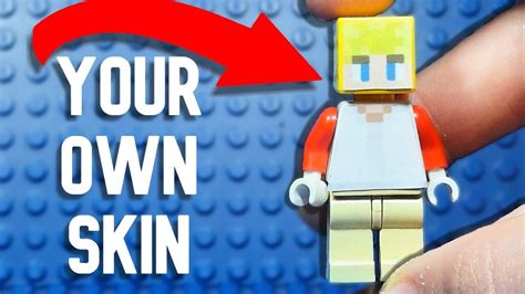 How to make a CUSTOM Lego Minecraft MINIFIGURE - YouTube