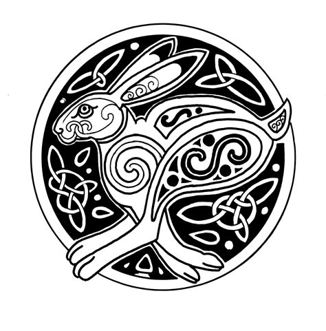Celtic hare | Celtic symbols, Celtic animals, Celtic art