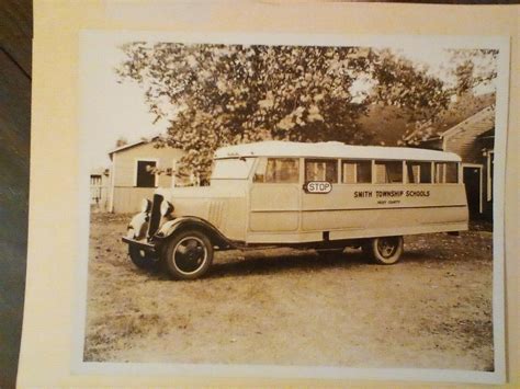 Old photo of a 1935 Chevrolet school bus, Posey county Indiana ...