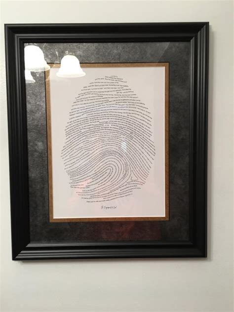 16x20 God's Fingerprint Letterpress