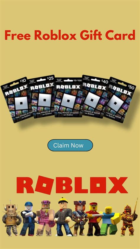 Free Roblox Gift Card | Roblox